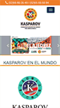 Mobile Screenshot of kasparovfundacionajedrez.com